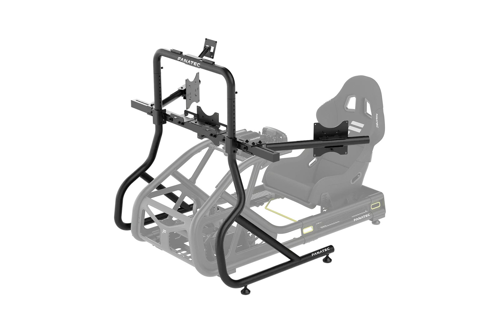 Fanatec ClubSport Cockpit Monitor Stand Triple Monitor Expansion Kit, CRD-9060003-WW (Black)