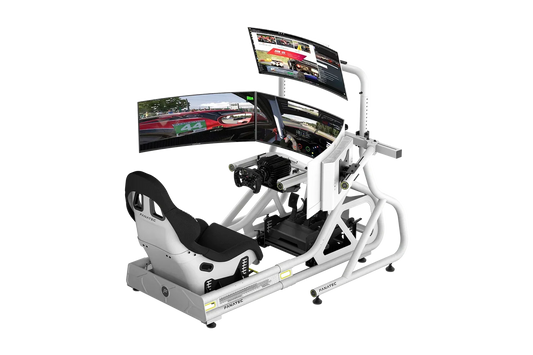 Fanatec ClubSport Cockpit Monitor Stand Triple Monitor Expansion Kit, CRD-9060004-WW (White)