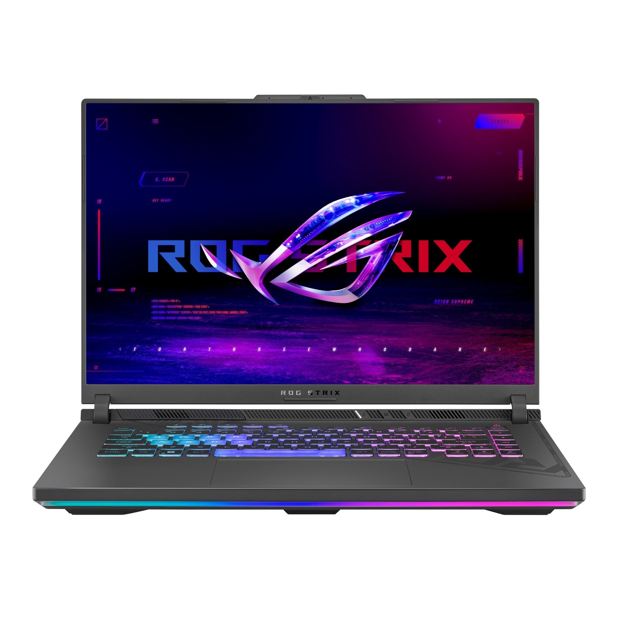 ASUS ROG STRIX G16 13TH GEN,INTEL CORE I7-13650HX GAMING LAPTOP(NVIDIA RTX 4050-6GB/140W TGP/16GB/1TB/FHD+/16"/165HZ/WINDOWS 11/M365 BASIC (1YEAR)*/OFFICE HOME 2024/ECLIPSE GRAY/2.50 KG)G614JU-N4200WS
