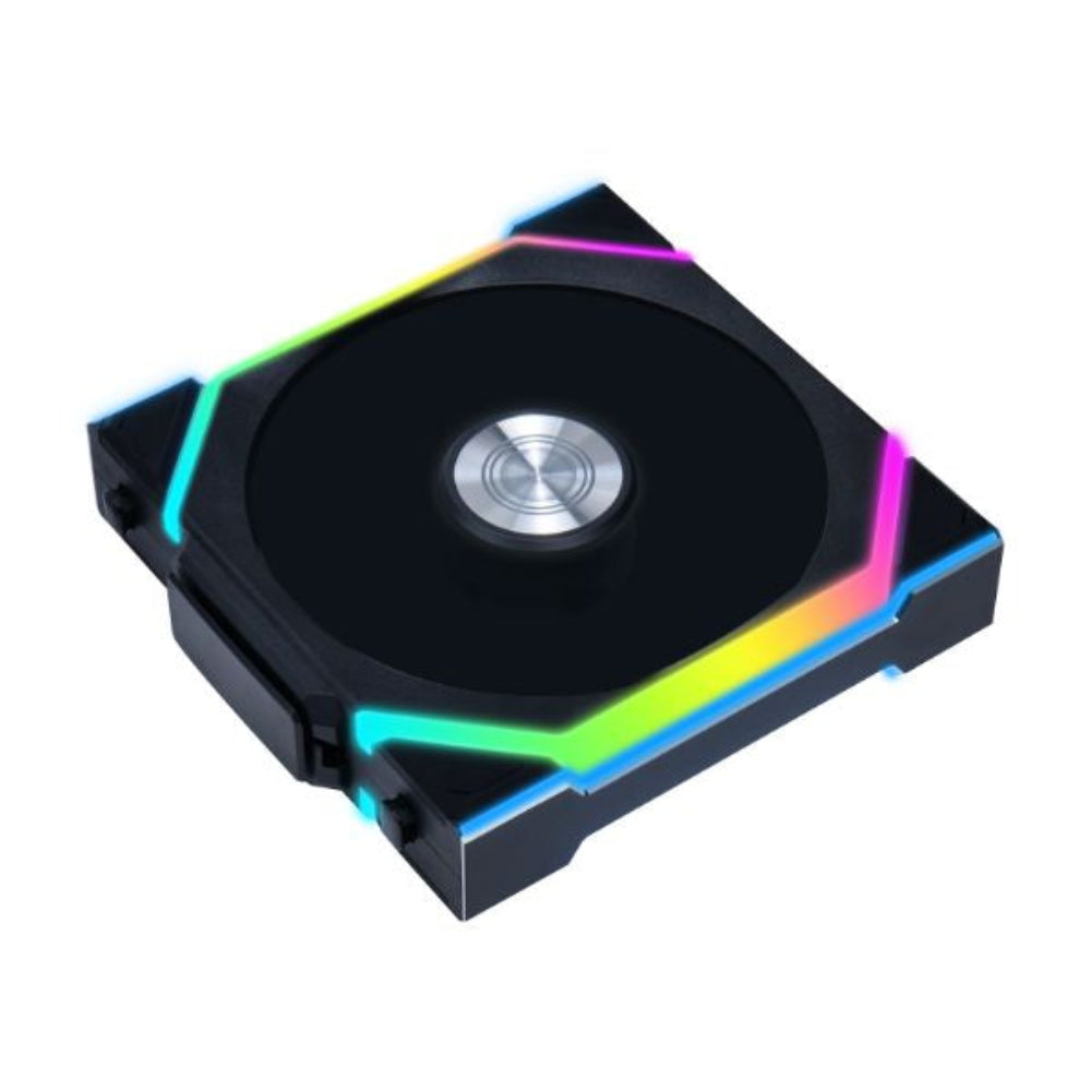 LIAN LI Uni Fan SL120 120mm ARGB Wireless Cabinet Fan (Black) (Triple Pack)