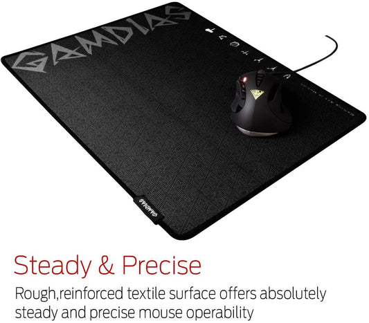 GAMDIAS NYX Control Large Black Mousepad