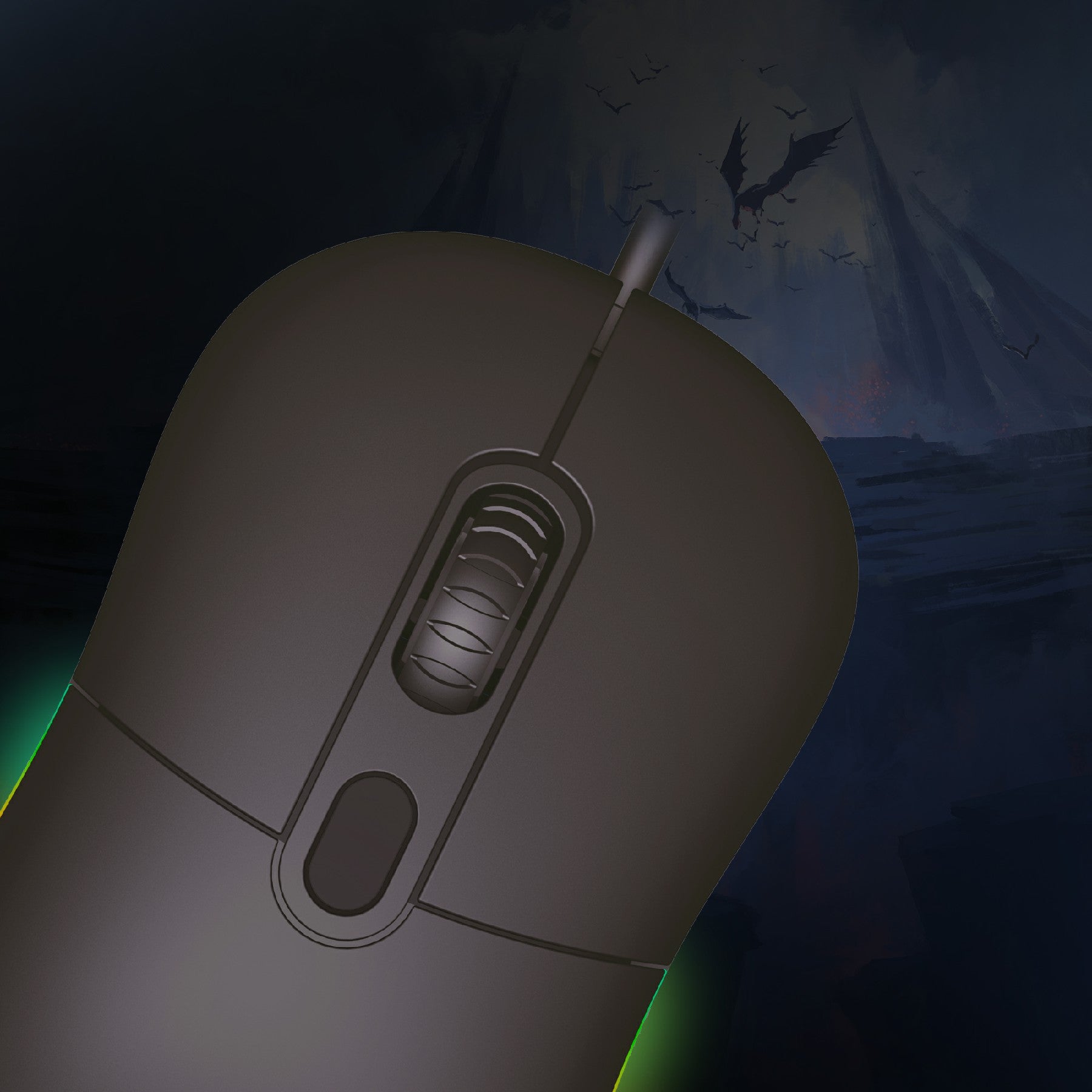 ANT ESPORTS GM40 OPTICAL RGB WIRED GAMING MOUSE - BLACK