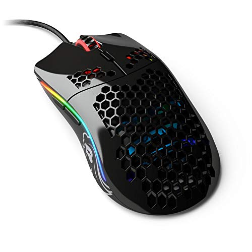 GLORIOUS Model O Wired Ambidextrous Gaming Mouse ( 12000DPI / 6 Macro Buttons ) ( Glossy Black )