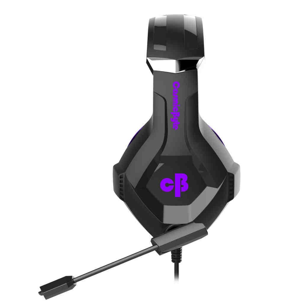COSMIC BYTE H11 3.5mm Wired Stereo Gaming Headphone With Mic ( Black/Purple) ( PC/PS4/X Box One/Laptops/Mobiles )
