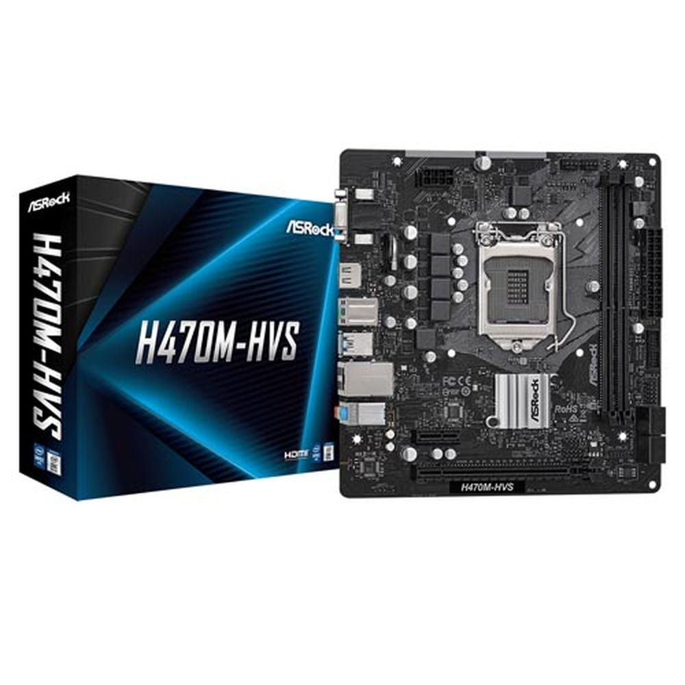 ASROCK H470M-HVS DDR4 Intel Motherboard