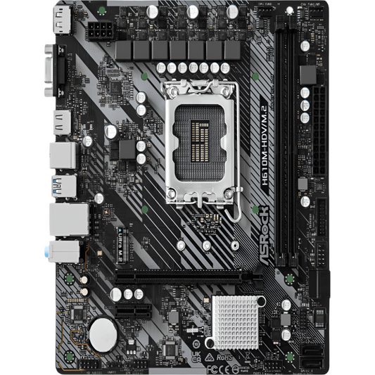ASROCK H610M-HDV/M.2 R2.0 DDR4 Intel Motherboard