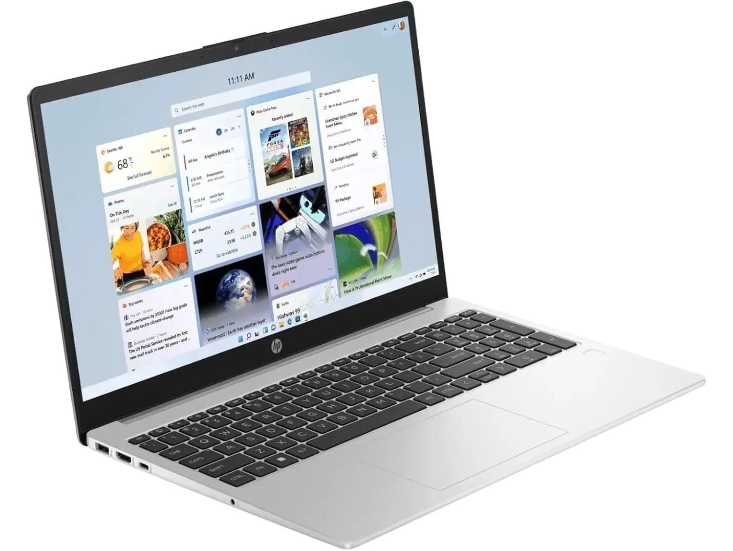 HP 15 255R G10, AMD Ryzen 5 7535U Hexa Core (6 Core, 12 Threads, 2.9 to Max 4.3 Ghz), 8 GB, 512 GB SSD, AMD Radeon Graphics, DOS Matt Silver Laptop
