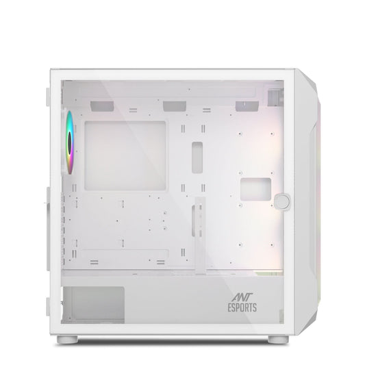 ANT ESPORTS ICE-410TG MID TOWER ARGB CABINET WHITE
