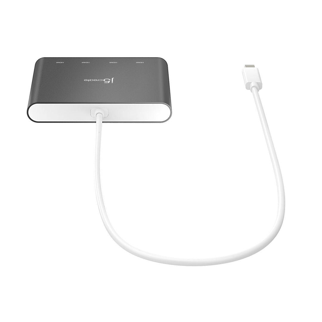 J5CREATE USB-C TO 4-PORT HDMI MULTI-MONITOR ADAPTER (MAC & WINDOWS)