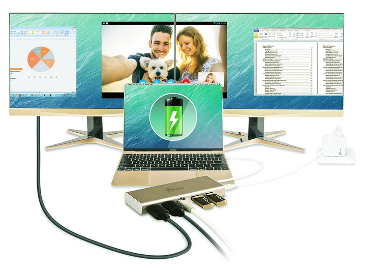 J5CREATE ULTRADRIVE KIT USB-C MULTI-DISPLAY MODULAR DOCK 11 IN 1