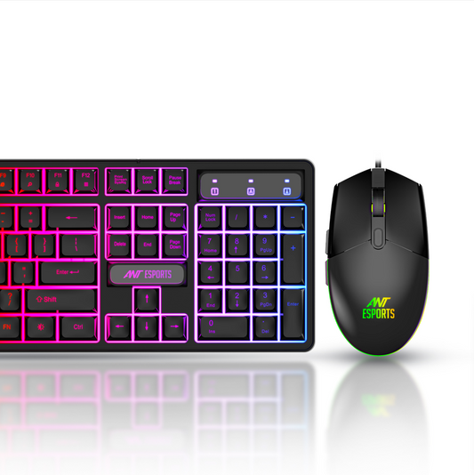 ANT ESPORTS KM1600 WIRED GAMING KEYBOARD AND GAMING MOUSE COMBO