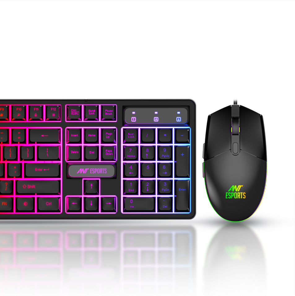 ANT ESPORTS KM1600 WIRED GAMING KEYBOARD AND GAMING MOUSE COMBO