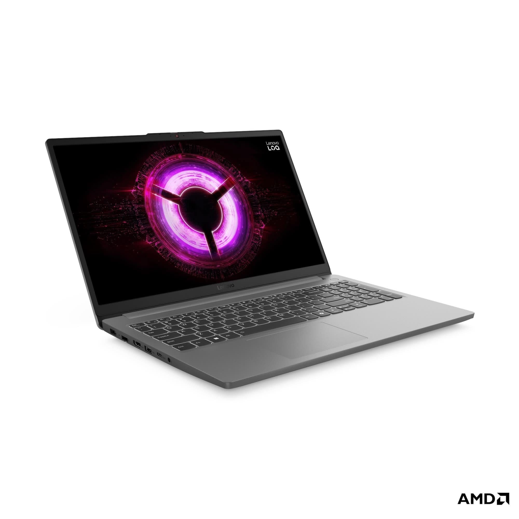 Lenovo LOQ Essential 15ARP10 AMD Ryzen 7, 16GB Ram, 512GB M.2 NVMe SSD, GeForce RTX 4050 6GB GDDR6, 15.6 Inch FHD, WIN11 Home, MS24, Luna Grey