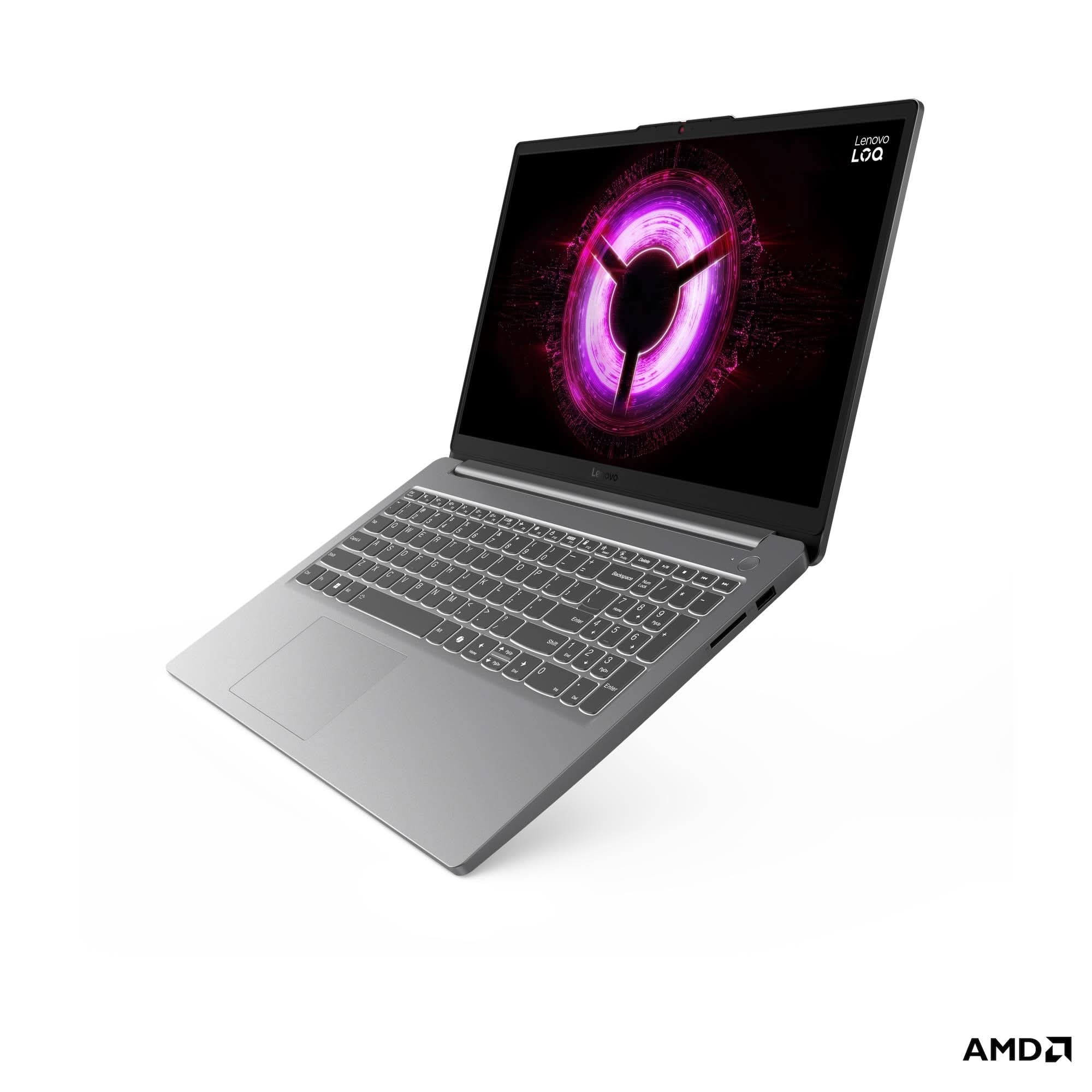 Lenovo LOQ Essential 15ARP10 AMD Ryzen 7, 16GB Ram, 512GB M.2 NVMe SSD, GeForce RTX 4050 6GB GDDR6, 15.6 Inch FHD, WIN11 Home, MS24, Luna Grey