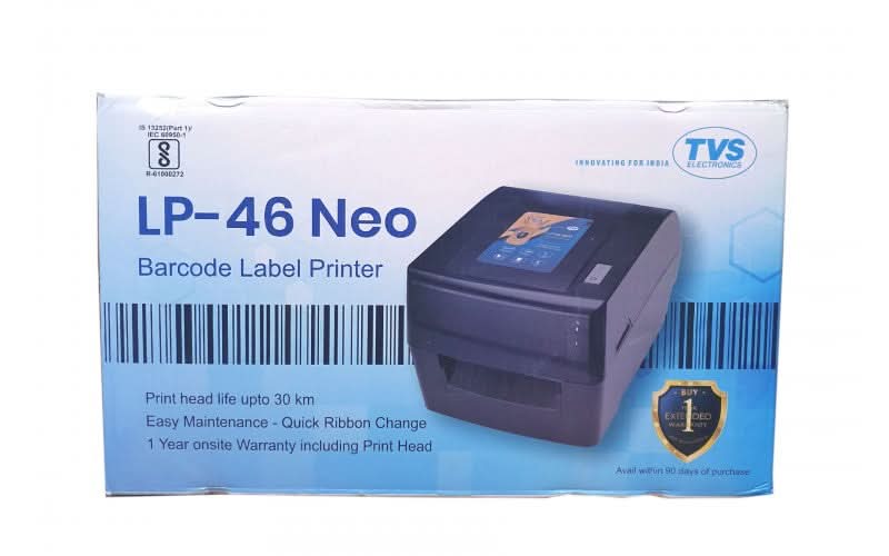 TVS LP46 NEO LABEL AND BARCODE PRINTER