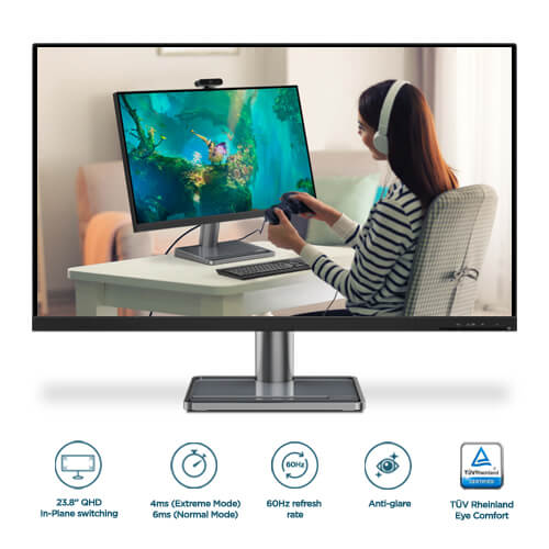 LENOVO L32p-30 31.5 Inch 4K 60Hz IPS Panel 4MS AMD Freesync Monitor
