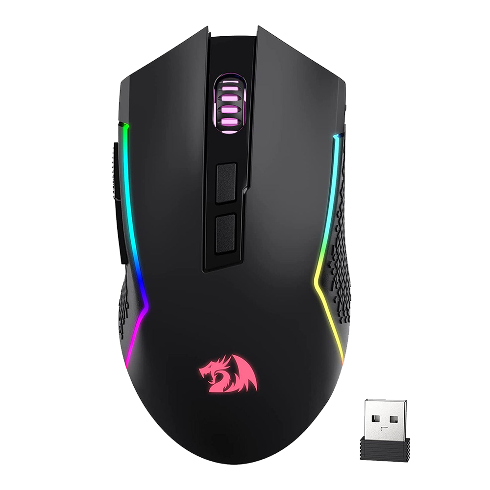 REDRAGON M693 TRIDENT PRO (WIRED/WIRELESS) GAMING RGB MOUSE BLACK