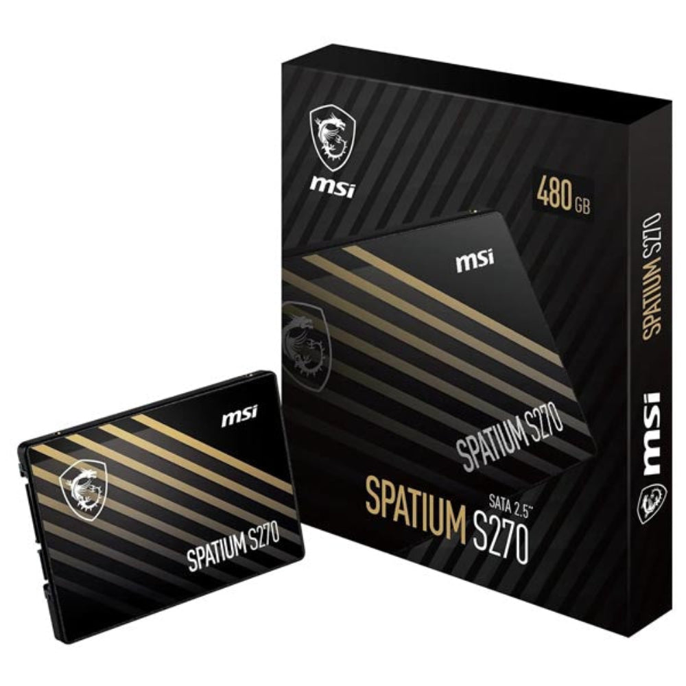 MSI Spatium S270 480GB 2.5 SATA SATA3 Internal Solid State Drive ( SSD )