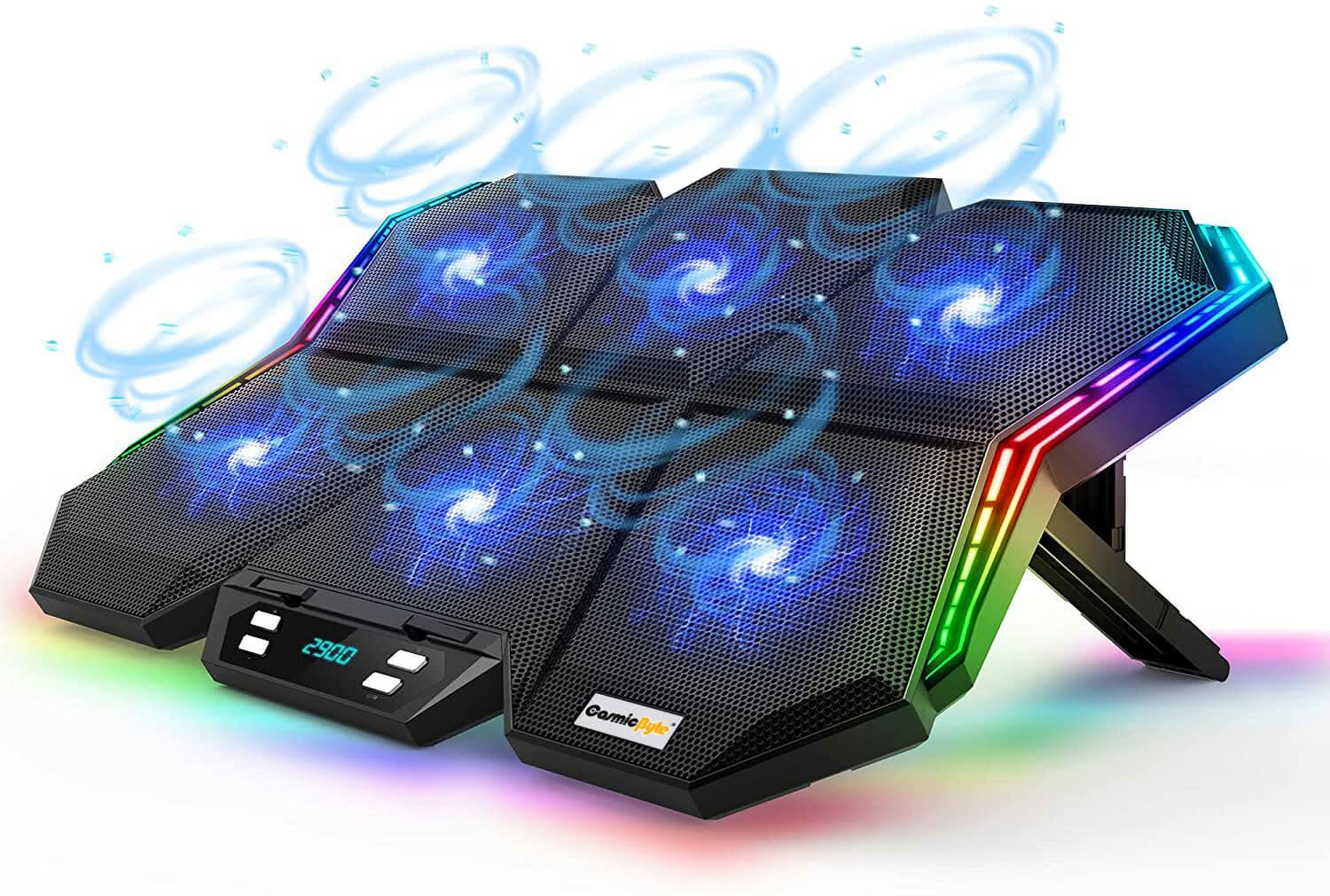 COSMIC BYTE METEOROID COOLING PAD BLACK/BLUE