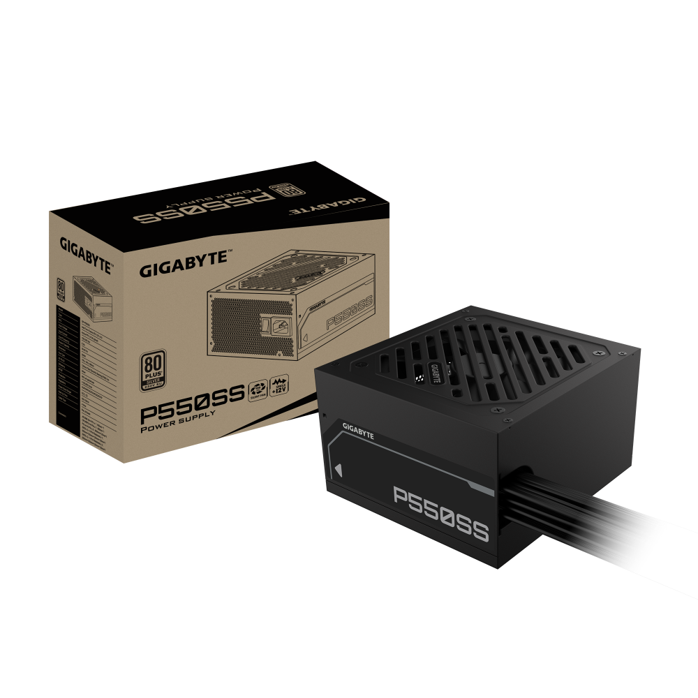 GIGABYTE P550SS 80+ SIlver Non-Modular ATX 3.0 Power Supply ( 550W )