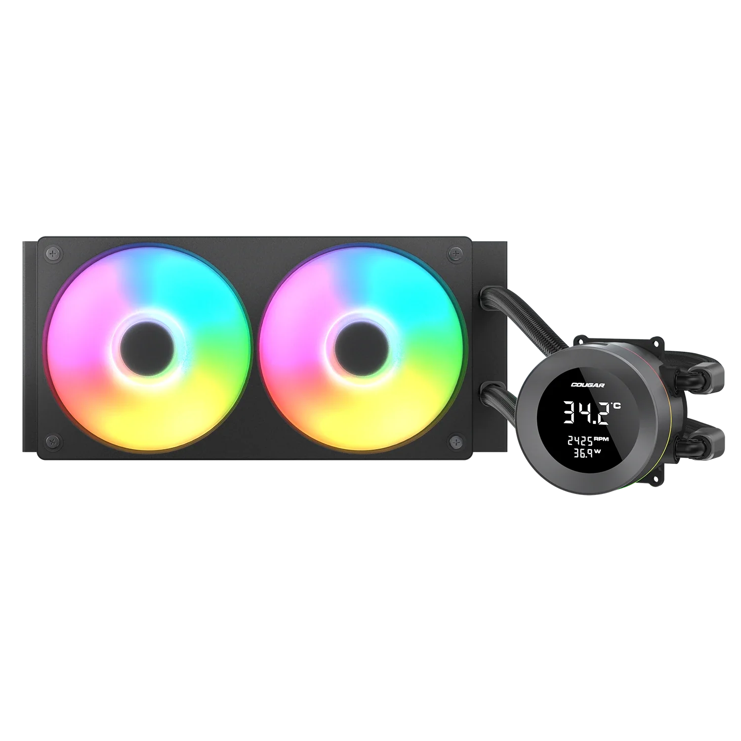Cougar Poseidon Vistek ARGB 240 Black Analog Liquid Cooler