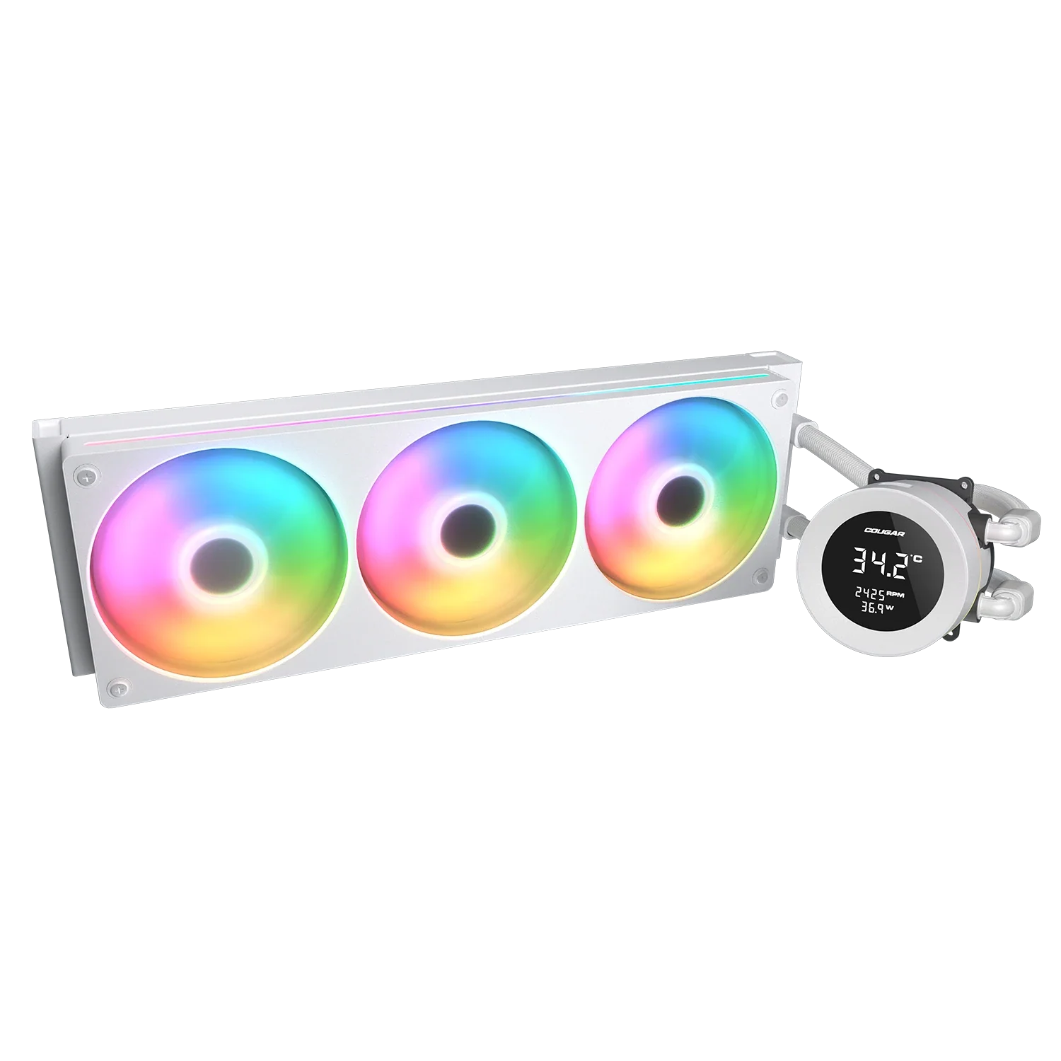 Cougar Poseidon Vistek ARGB 360 White Analog Liquid Cooler