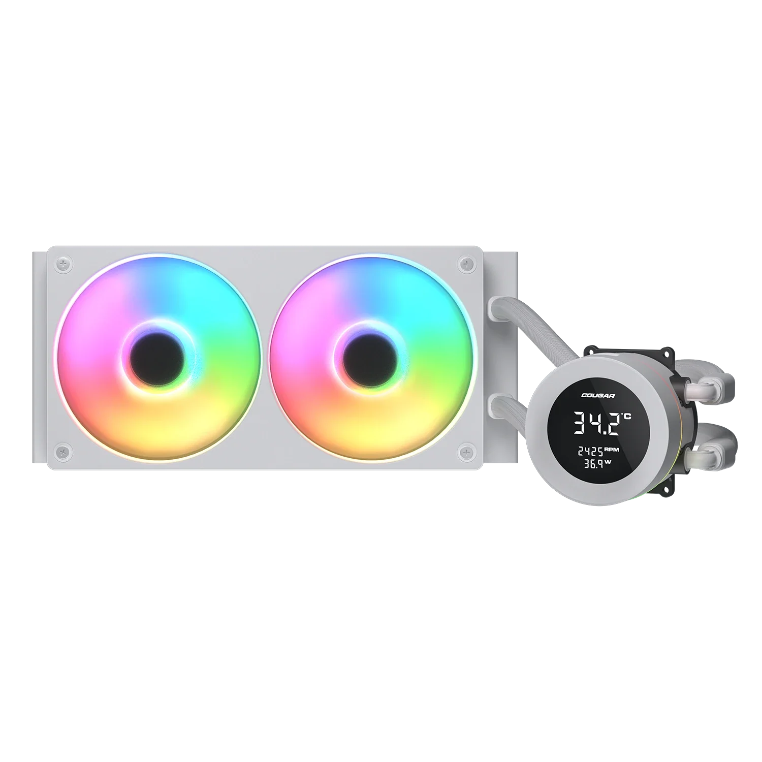 Cougar Poseidon Vistek ARGB 240 White Analog Liquid Cooler