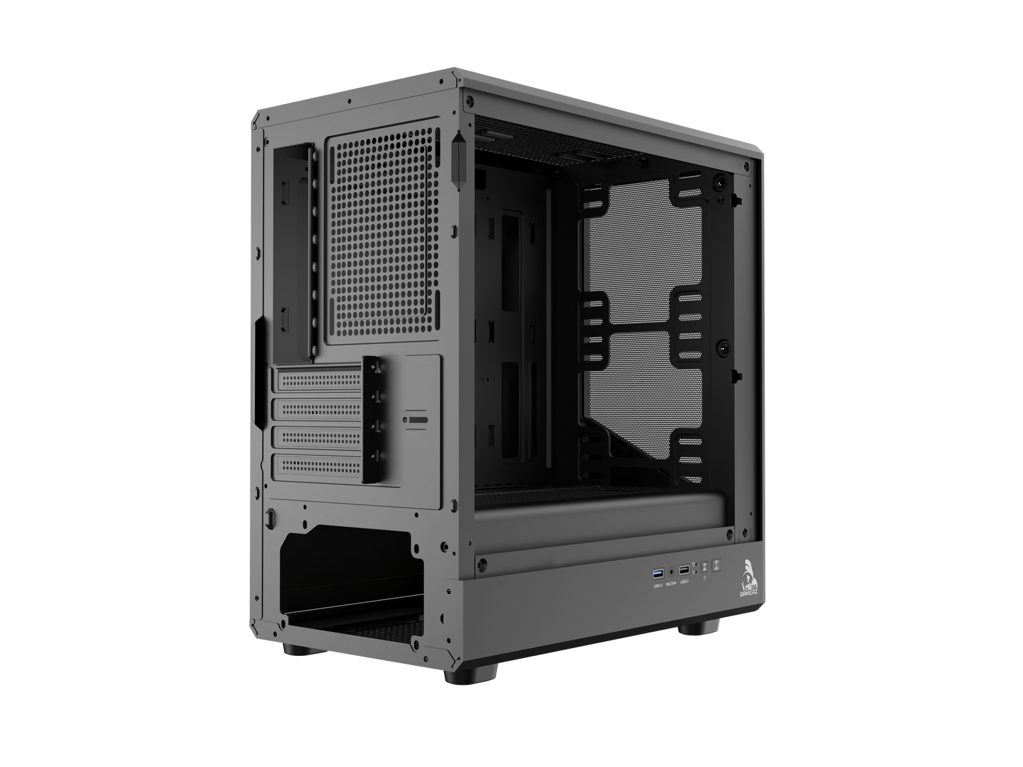TAG Gamerz Starlight ARGB MATX Mid Tower Cabinet (Black)