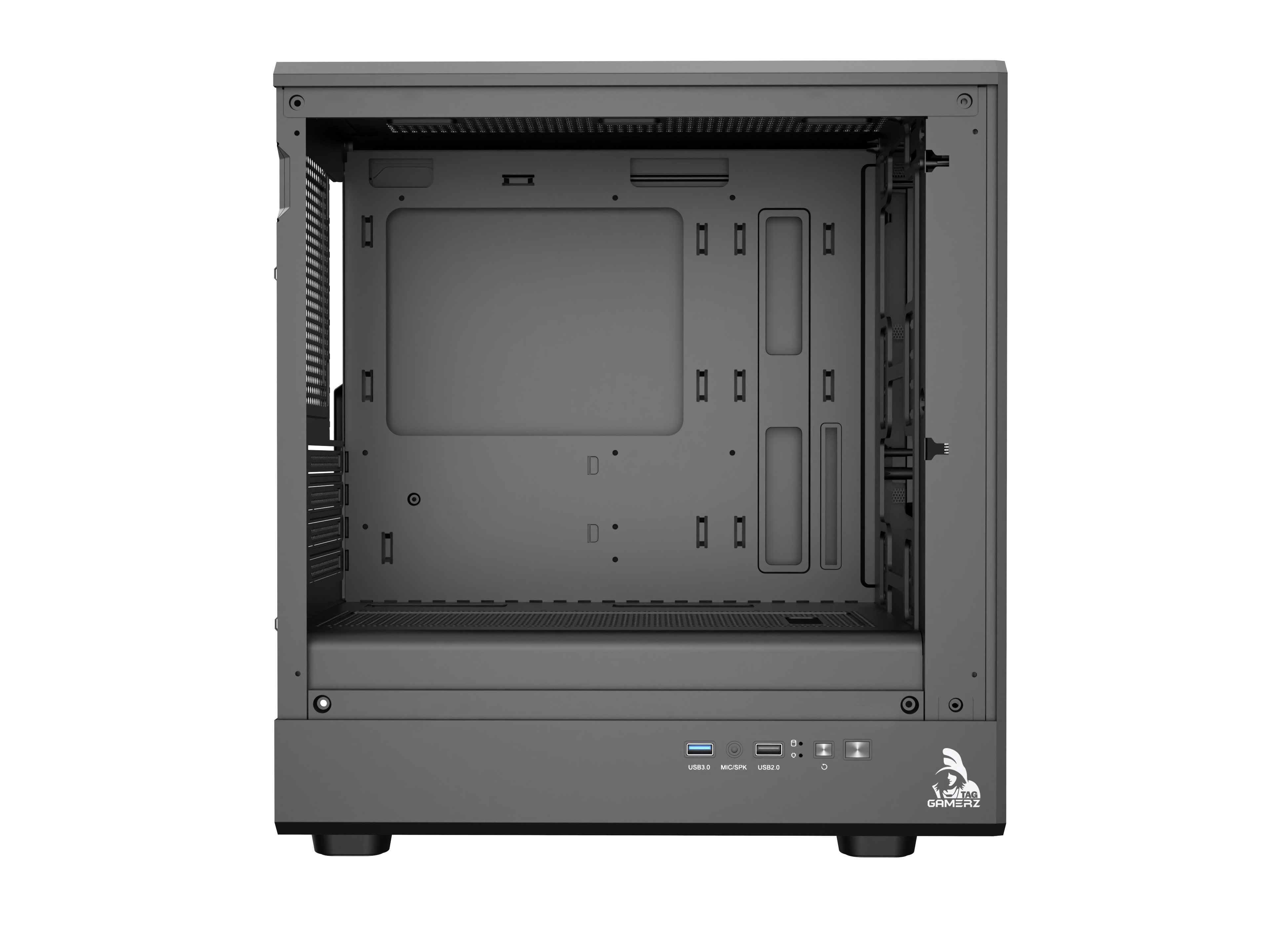 TAG Gamerz Starlight ARGB MATX Mid Tower Cabinet (Black)