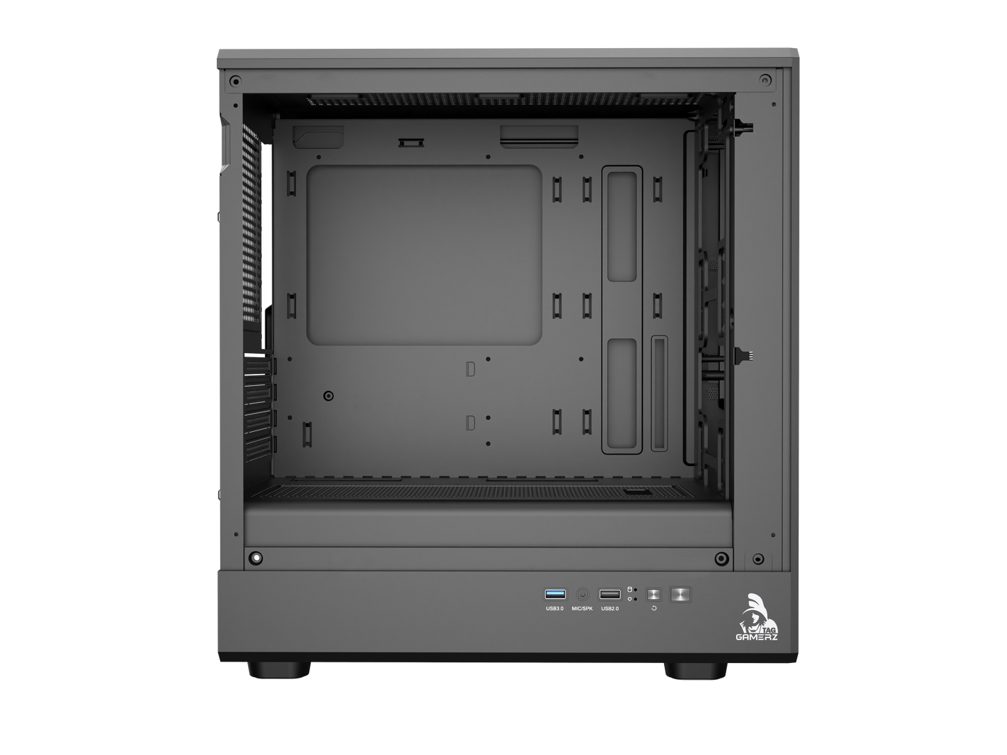 TAG Gamerz Starlight ARGB MATX Mid Tower Cabinet (Black)