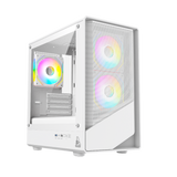 TAG Gamerz Starlight ARGB MATX Mid Tower Cabinet (White)