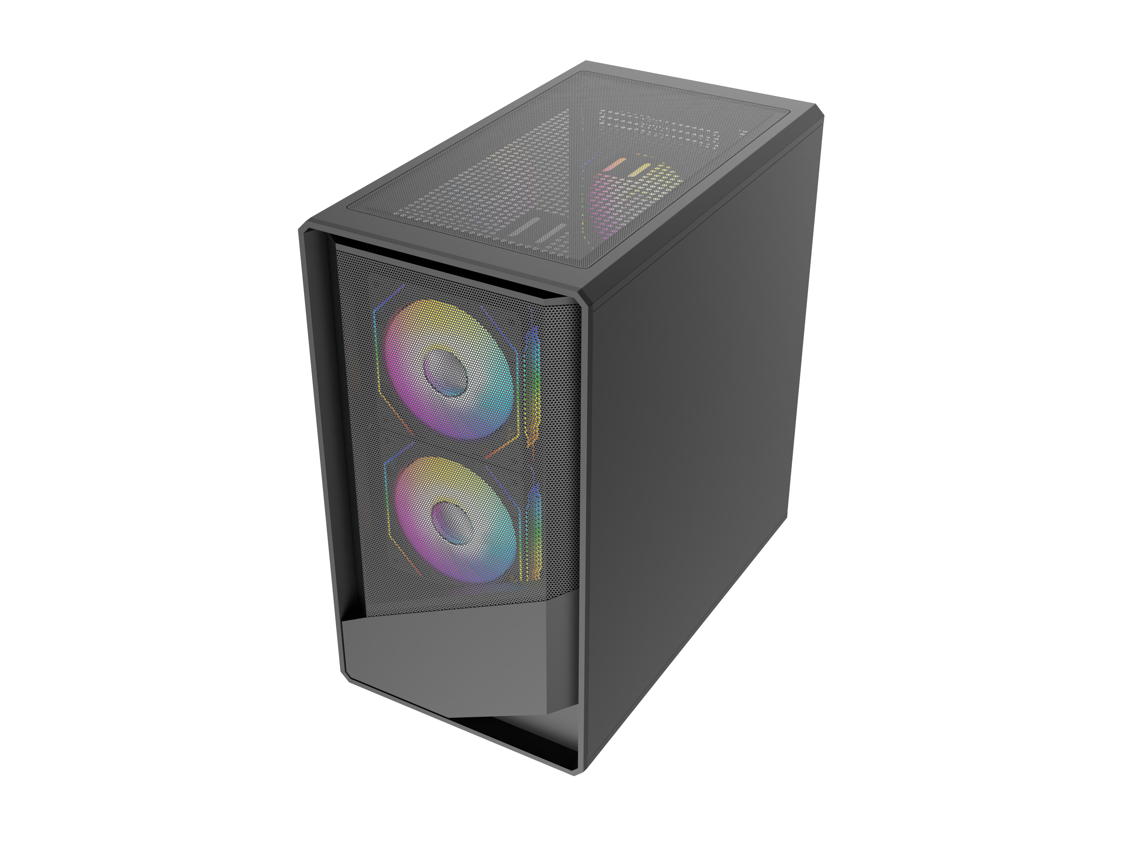 TAG Gamerz Starlight ARGB MATX Mid Tower Cabinet (Black)