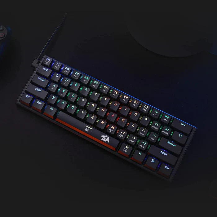 REDRAGON K614 Anivia 60% Mechanical Wired Gaming Keyboard ( Black ) ( Red Linear Switches )