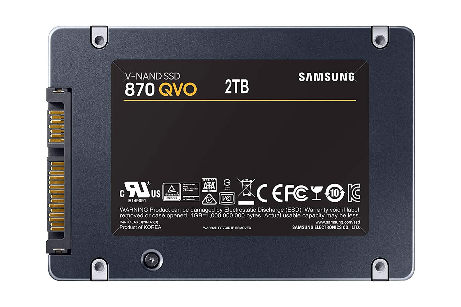 SAMSUNG 870 QVO 2TB SATA SSD