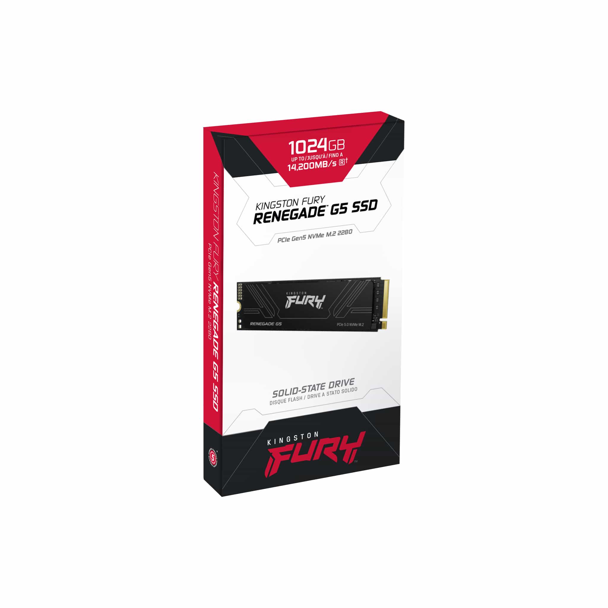 KINGSTON Fury Renegade G5 1TB M.2 NVME Gen5 Solid State Drive ( SSD )