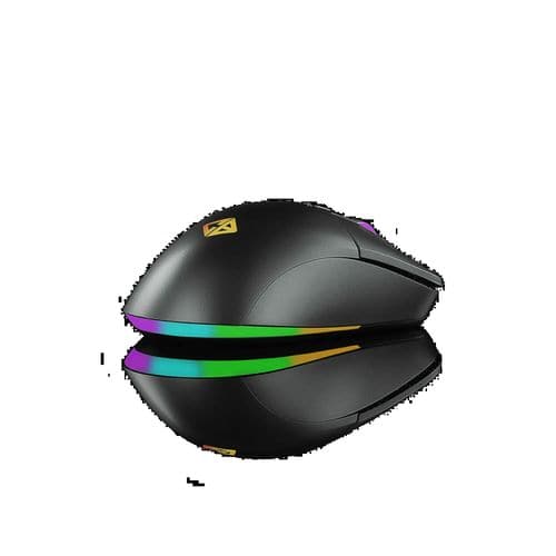 COSMIC BYTE Hyperion Wireless+Wired Ergonomic Gaming Mouse ( 6000DPI / 6 Macro Buttons ) ( Black )