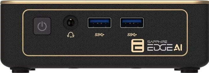 Sapphire EDGE AI 350 Barebone AMD Ryzen AI 7 350 With 2xSODIMM DDR5, 3xM.2 Slots