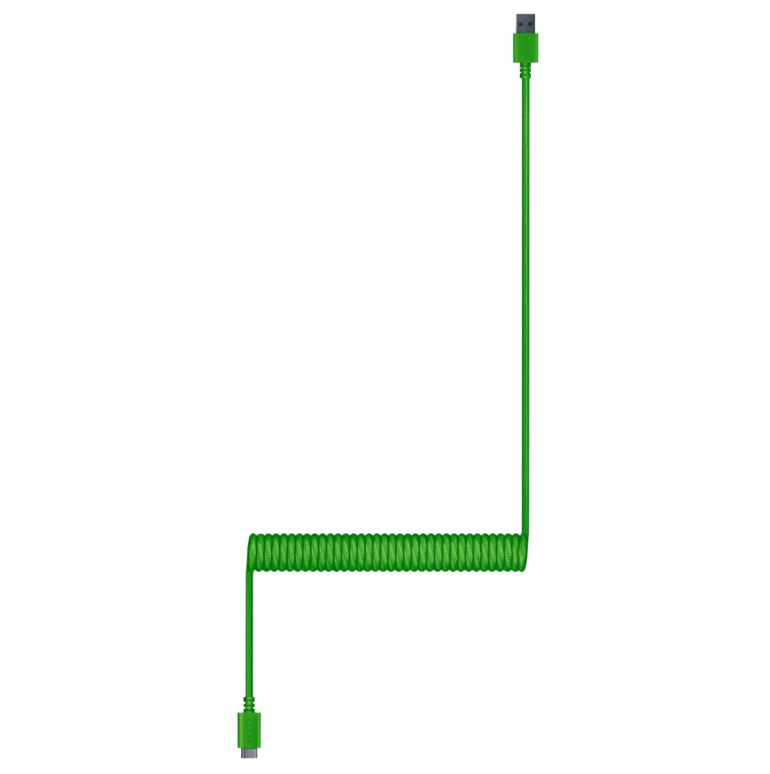 RAZER PBT Keycaps Plus Coiled Cable Upgrade Set Green