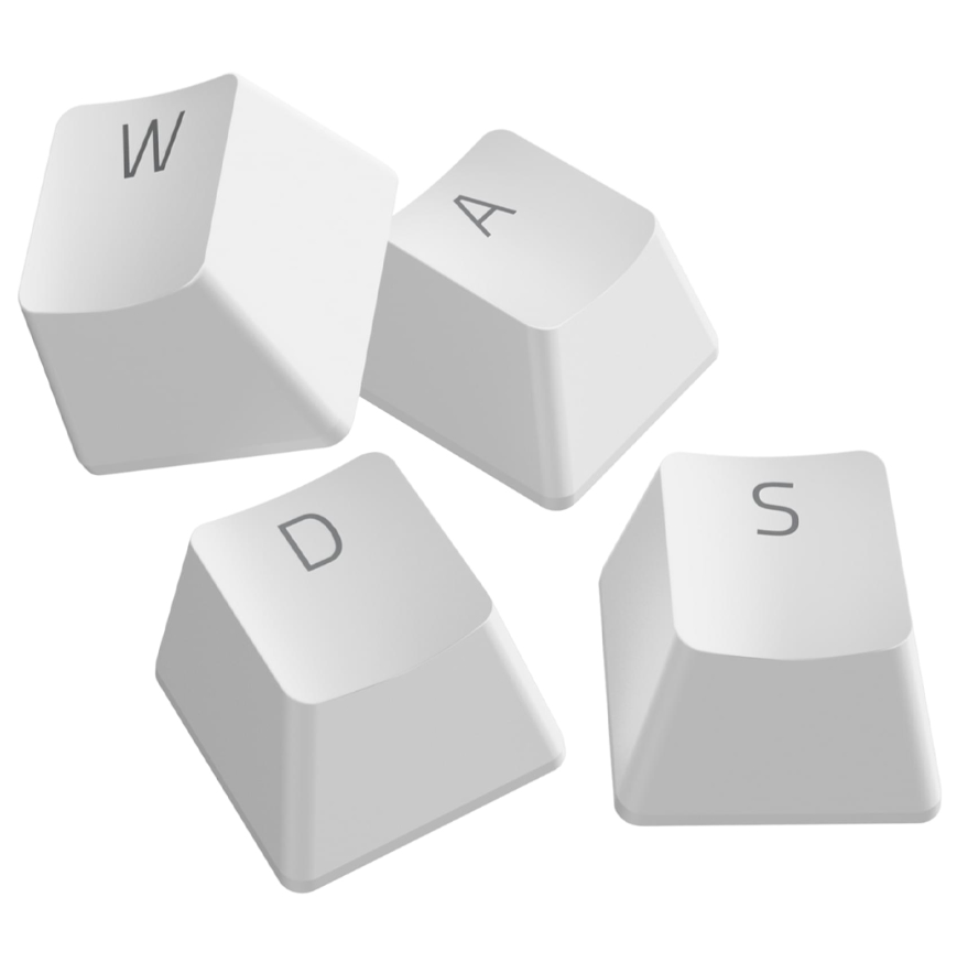 RAZER PBT Keycaps Plus Coiled Cable Upgrade Set Mercury White