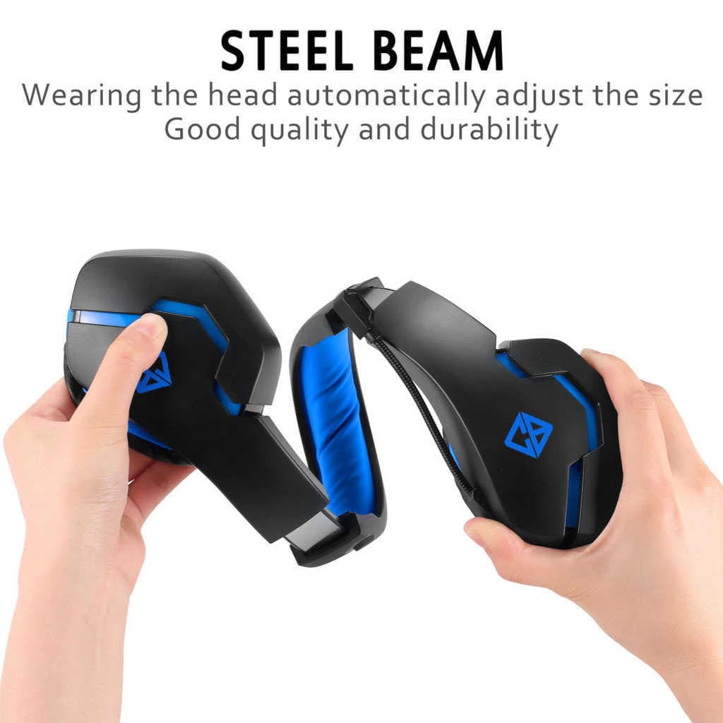 COSMIC BYTE Stardust Wired Stereo Gaming Headphone With Gaming Mic ( Blue ) ( PC/PS4/PS5/Mac/OS )