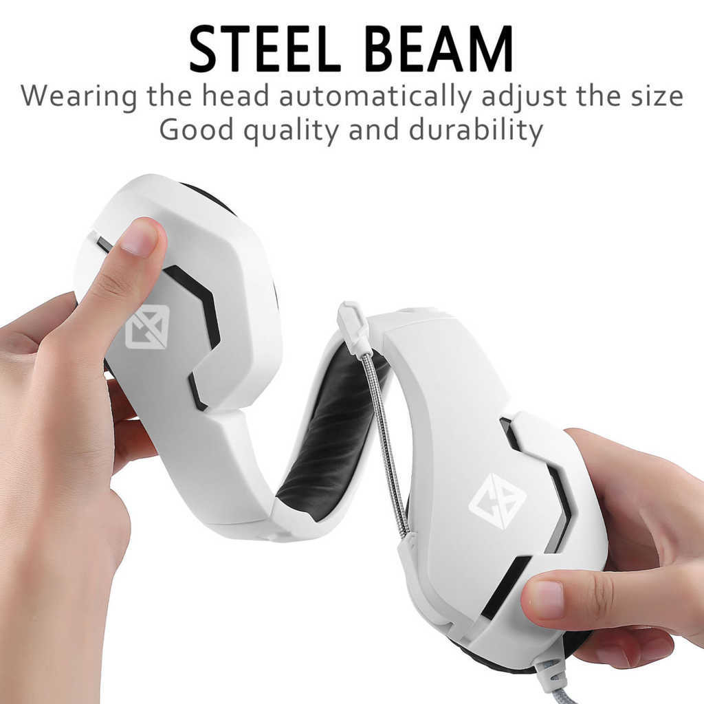 COSMIC BYTE Stardust Wired Stereo Gaming Headphone With Gaming Mic ( White ) ( PC/PS4/PS5/Mac/OS )