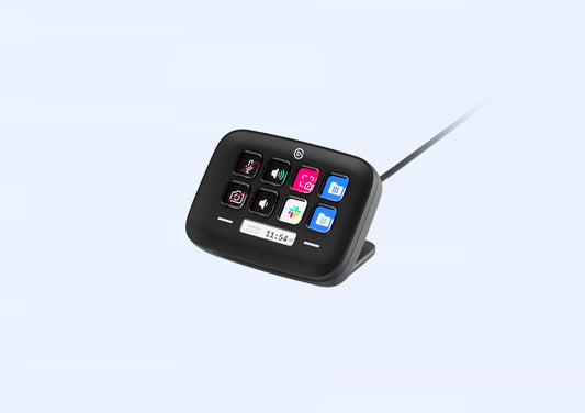 ELGATO STREAM DECK NEO USB PRODUCTIVITY CONTROLLER, 8 CUSTOMIZABLE KEYS 10GBJ9911 BLACK