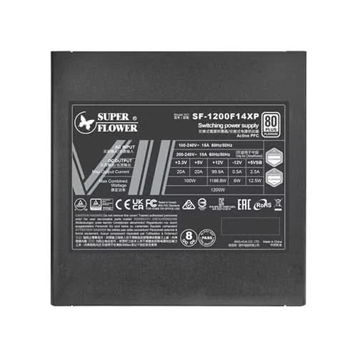 Super Flower Leadex VII Platinum Pro 1200W ATX 3.1 Modular SMPS