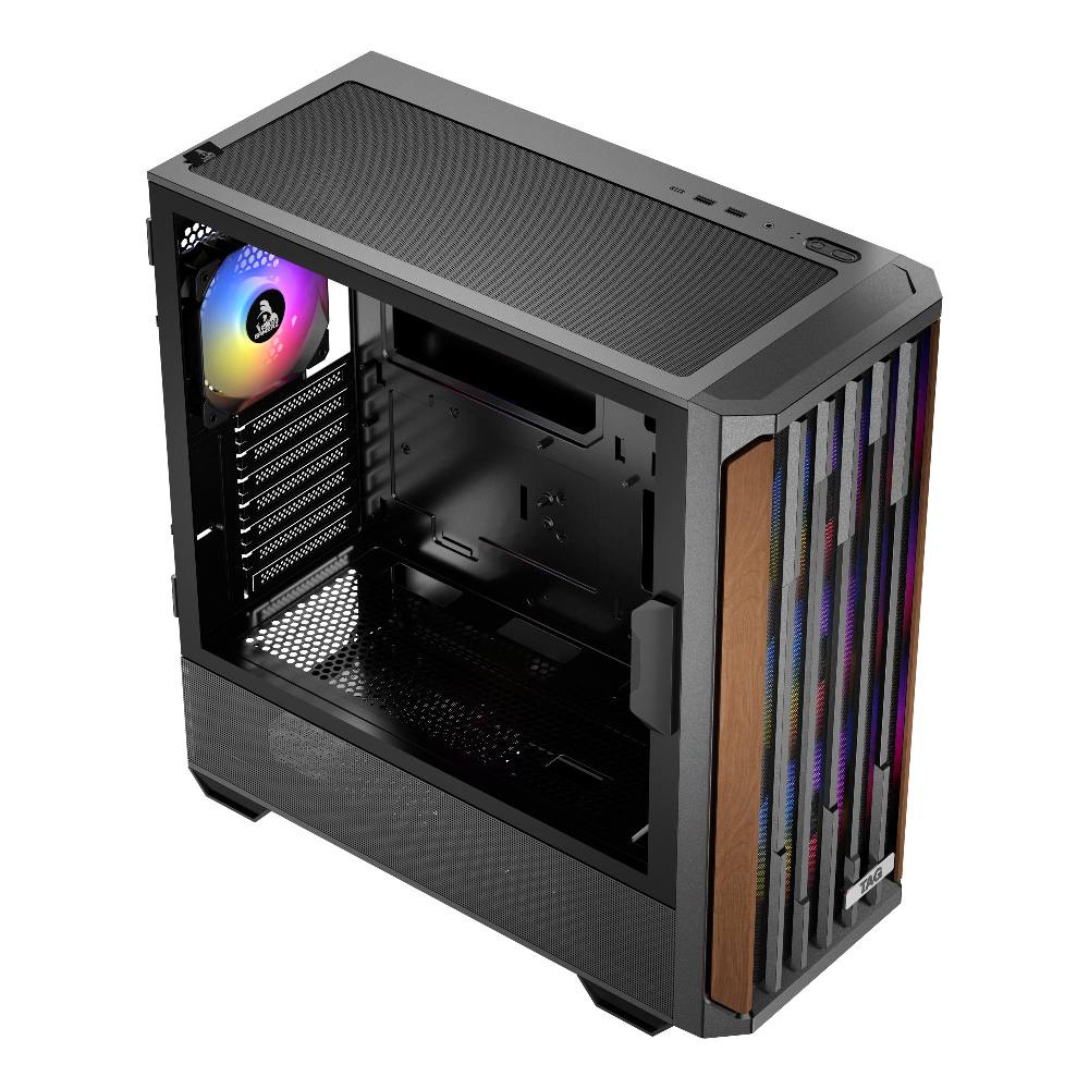 TAG Gamerz Stellar Alpha ARGB ATX Mid Tower Cabinet (Black)