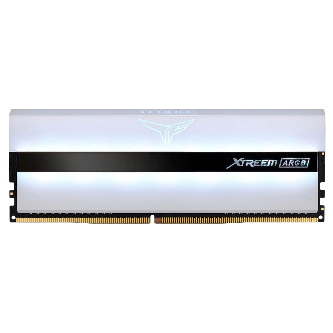TEAMGROUP T-Force XTREEM ARGB 32GB ( 16GB x 2 ) 3600MHz DDR4 RAM ( White ) ( CL18 )