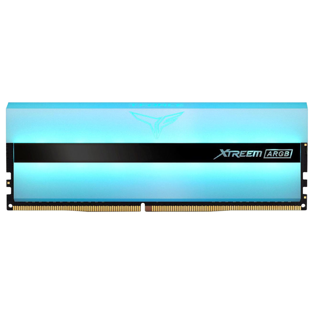 TEAMGROUP T-Force XTREEM ARGB 32GB ( 16GB x 2 ) 3600MHz DDR4 RAM ( White ) ( CL18 )