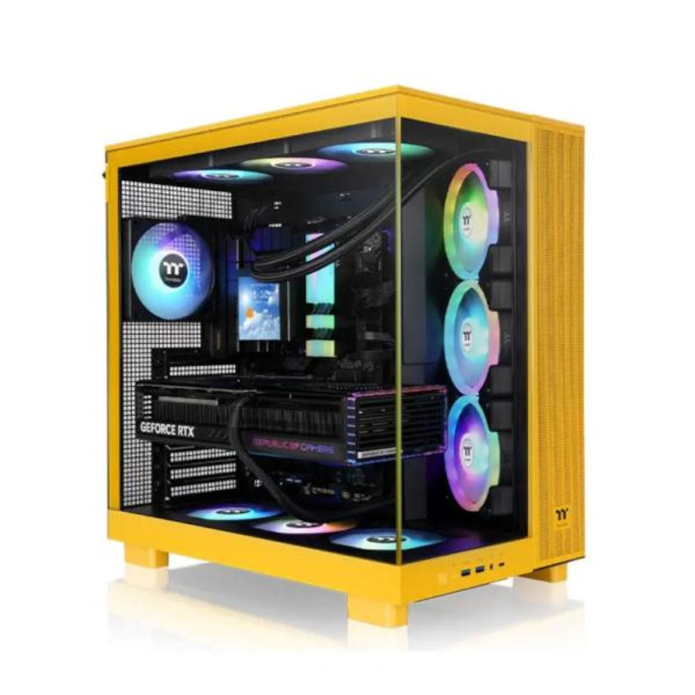 THERMALTAKE Viwe 380 XL TG ARGB ATX Mid Tower Cabinet (Bumblebee)