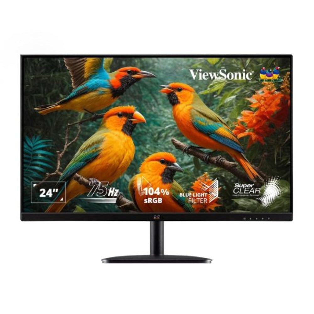 VIEWSONIC VA2406-MH 24 Inch FHD 75Hz VA Panel 104% SRGB 4MS Adaptive Sync Gaming Monitor
