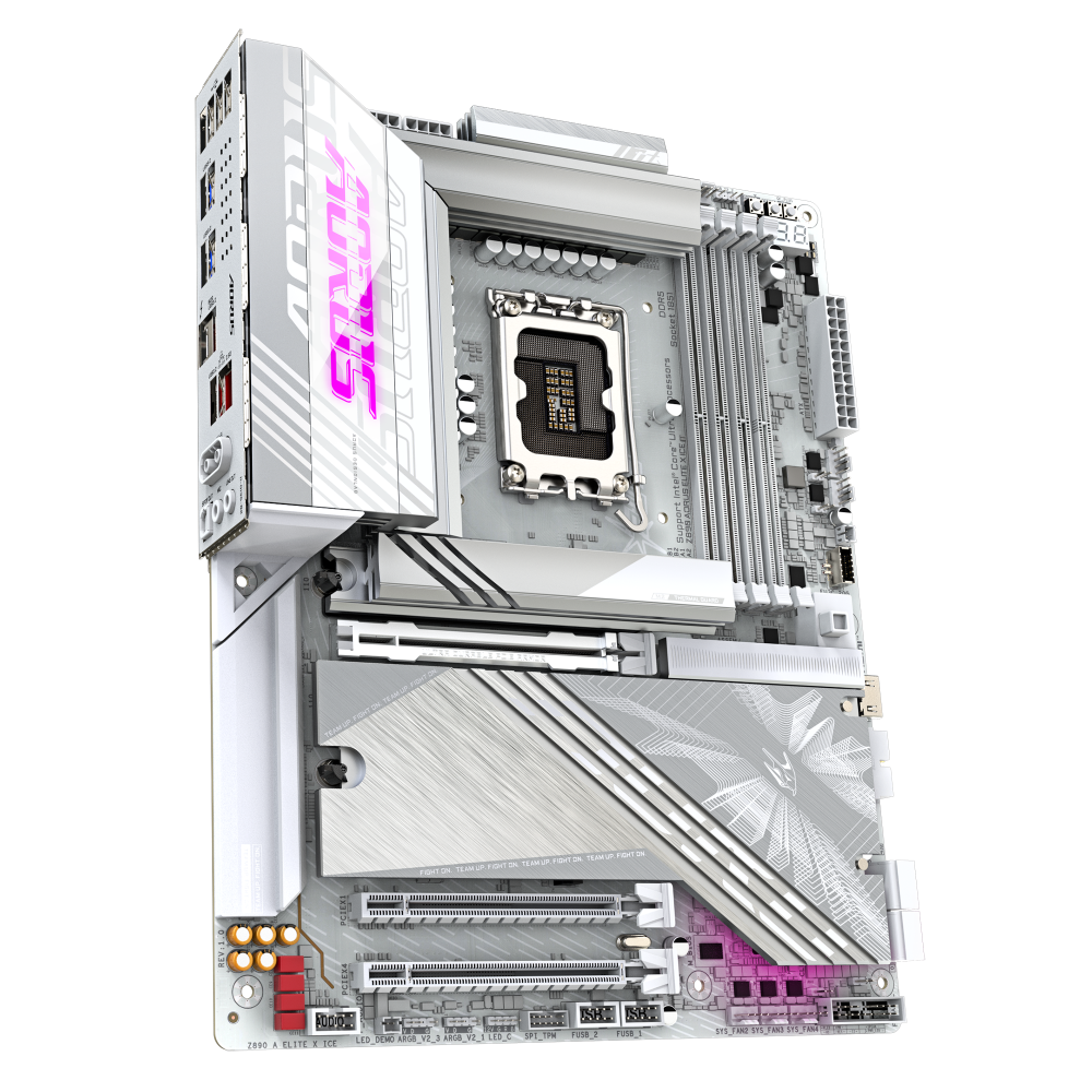 GIGABYTE Z890 Aorus Elite X ICE WIFI DDR5 Intel Motherboard ( White )