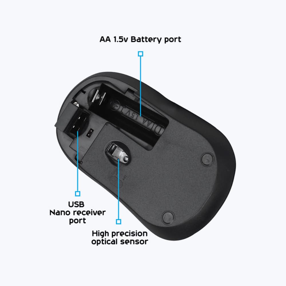 ZEBRONICS ZEB-BOLD WIRELESS OPTICAL MOUSE